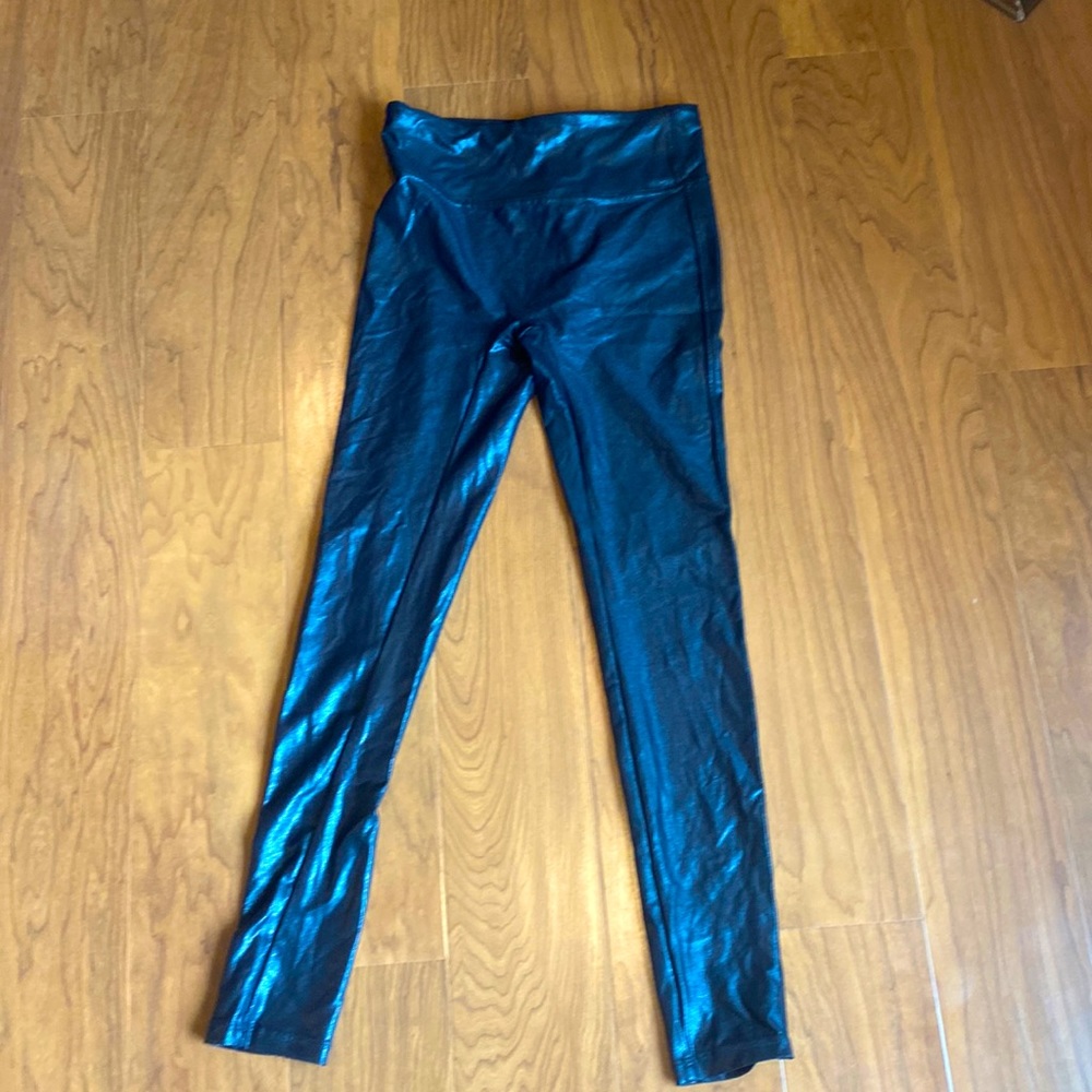 Fake leather leggings